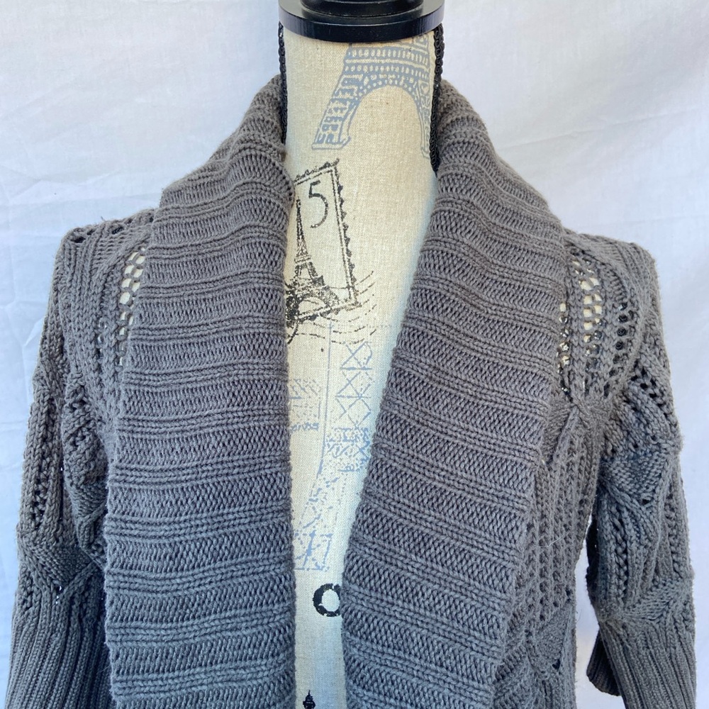 Gray Women's Knit Sweater